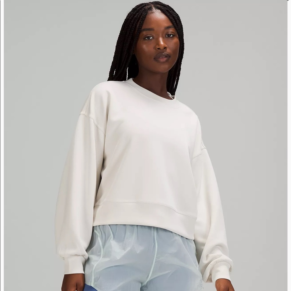 SOLD* Perfectly Oversized Cropped Crew